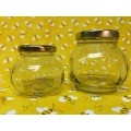 6oz Multi-Faceted Glass Jar