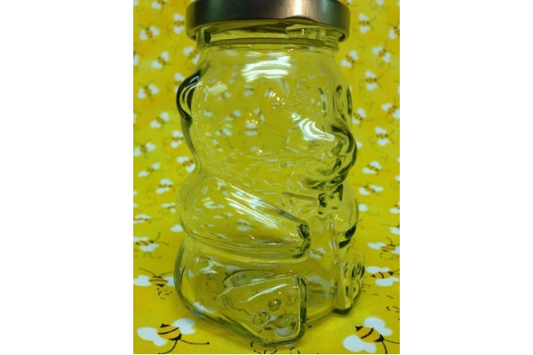 12 oz Glass Bear Honey Jar – Foxhound Bee Company
